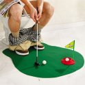 Gioco di golf da toilette - putter per vasino da minigolf