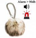 Personal alarm - portable pocket mini alarm as a pocket plush with a volume of up to 100db