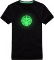Camiseta que brilha no escuro - Capitão América