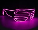 LED парти за решетки за очи - Pink