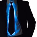 نيون ربطة عنق - أزرق