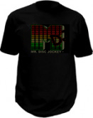 T-shirt led - DJ MTV