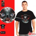 Halloween Morph T-shirts - läskig clown