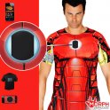 Morph-skjorte - Iron Man-dragt