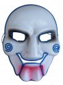 Неонова маска SAW - синя