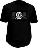 Led t-krekls - Skull