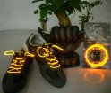 LED cordones de los zapatos de color amarillo
