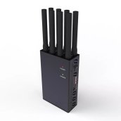Brouilleur de signal de téléphone portable - Bloqueur wifi GSM 8 antennes pour bloquer 4G/3G/2G/5G