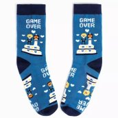 Tất cưới Game over - quà tặng vui nhộn tất nam cho chú rể (tiệc độc thân)