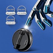 Mini stemmeoptager - spion diktafon ultra lille 3,5 cm + ultra let 10 g + 8 GB hukommelse