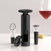 Set otvarača za boce vina 4 komada - Rezač / Izlijevač / Čep sa otvaračem koji se sam izvlači