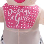 Costume gonfiabile - Mascotte della neonata di papà con ventaglio