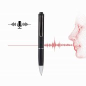 Bolígrafo grabador de voz - Bolígrafo grabador de audio - Transmisión de sonido digital espía en vivo a través de APP + duración de batería hasta 9 días