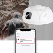 Kamera v detektore dymu spy bezpečnostná s FULL HD + 330° rotačná + IR LED + Obojsmerné audio