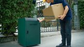Smart mailbox for mobile phone (electronic lock box) with Bluetooth via App + PIN password + Key