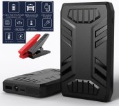 Powerbank battery 7200 mAh + portable car jump starter + starting cables + LED light