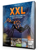 Veliki SET ukrasa za paukove za Noć vještica - 2x XXL + 20x mini pauci + paukova umjetna mreža