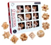3D drvena slagalica za djecu i odrasle - Set od 9 drvenih slagalica
