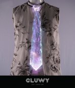 GLUWY点滅ネクタイ - LEDマルチカラー