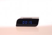 Mini câmera de despertador HD com WiFi + LED IR + detecção de movimento + fonte de alimentação AC / DC