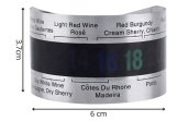 Wine thermometer steel strip - thermometer ng bote ng alak