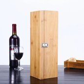 Scatola per vino in legno (casse per vino) - set regalo di lusso per vino con 4 accessori