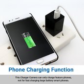 Kamera v USB nabíjačke - USB adaptér s Wifi / P2P (app iOS / Android) + detekcia pohybu