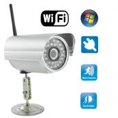 กล้องรักษาความปลอดภัย IP - กลางแจ้งพร้อม IR LED