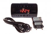 Wifi wekker Full HD Camera + 10 IR LED + Bewegingsdetectie + AC / DC voeding