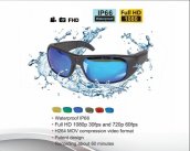 Štýlové vodotesné slnečné okuliare s FULL HD kamerou + 16 GB pamäť a UV filter