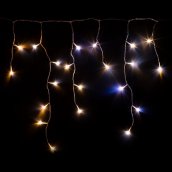 Tiras LED verticales 5m - Twinkly Icicle + BT + Wi-Fi con diodo AWW 190 piezas - led blanco