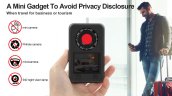 Skjult kameradetektor - Profi Spy finder med IR LED 940nm med 2,2 "LCD display