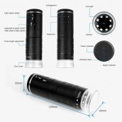 Wi-Fi mikroskop FULL HD s 1000x zoom pre iOS a Android