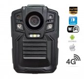 Noszona na ciele kamera Full HD z IR LED + 4G + WiFi i GPS
