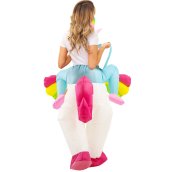 Nafukovací kostým - Jednorožec Halloween oblek s ventilátorom