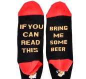 Calcetines de cerveza - Calcetines divertidos para hombre - Tráeme un motivo de cerveza