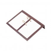 Accessori da ufficio - SET 8 pezzi - Pelle marrone di lusso (Hand Made)