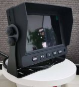 Hybridný 5" monitor do auta: 2-CH, AHD/CVBS pre 2 kamery + diaľkové ovládanie