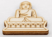 Mini monumentos - accesorios para un mapa mural de madera 22 uds.