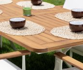 Garden dining set - Luxury garden furniture - table and chair set for 6 people