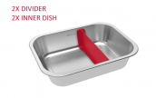 Vnútorná miska Inner Dish Set 2x - pre ohrievač jedál HeatsBox