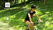 Bike helmet - Intelligent Smart LED helmet with remote control on the handlebars