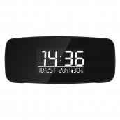 Ceas cu alarmă cu cameră FULL HD cu IR LED + WiFi + P2P + Monitorizare aer