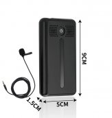 Mini Spy heli (hääl)salvesti välise mikrofoniga + WIFI + reaalajas heliedastus APP kaudu + aku tööiga kuni 125 päeva