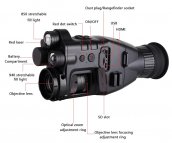 Monokulár s duál IR LED svetlom do 400 m 8x optický a 3x digitálny ZOOM + Wifi