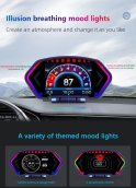 Best hud for car - car onboard computer - OBD Multifunctional sports Accelerometer 6" display