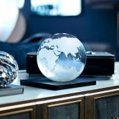 Pronóstico del tiempo en globo - Barómetro de vidrio (terrestre) bola decorativa de tormenta