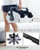 Dispositivo de masaje para piernas y pies EMS - Masajeador de compresión de aire para piernas + pies + pantorrillas + manos