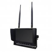 Wireless rear camera with monitor - 4x camera + 7" LCD with DVR (Audio + Video) + 128GB SDXC Card