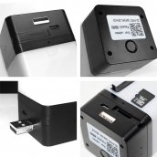 Mini USB LED Lampa s WiFi FULL HD kamerou a detekcí pohybu + dálkový ovladač.